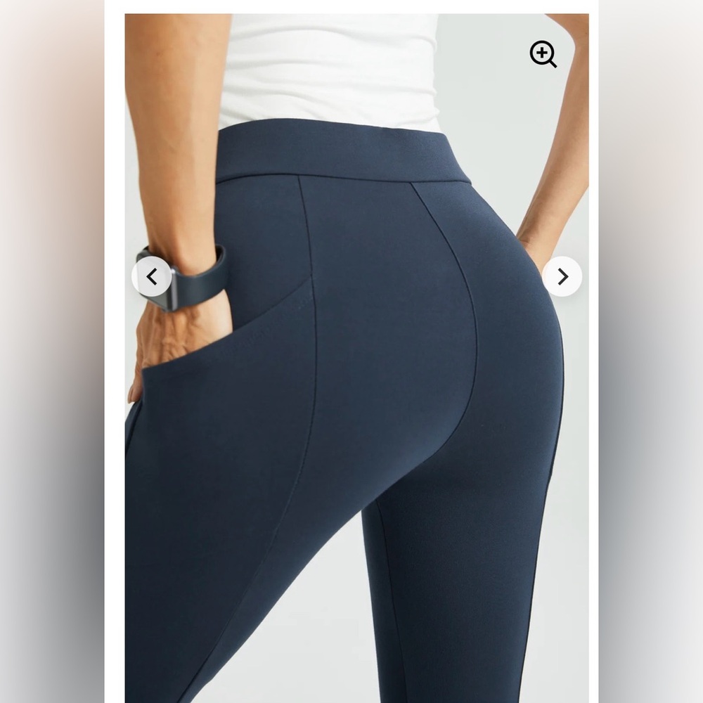 Betabrand XS & XSP Navy Journey Skinny Leg Pants Stretch Womens 25” & 27” Inseam - Picture 7 of 16